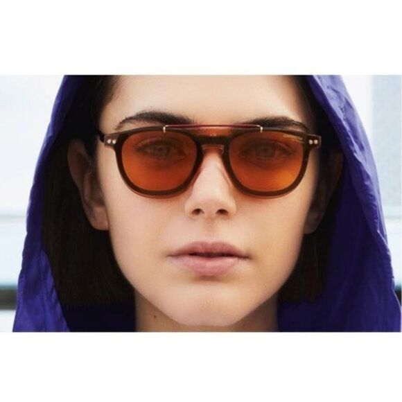 💯 NEW CARRERA 2024T/C 0ACI W7 BLACK GREY ORANGE SUNGLASSES - Picture 6 of 11